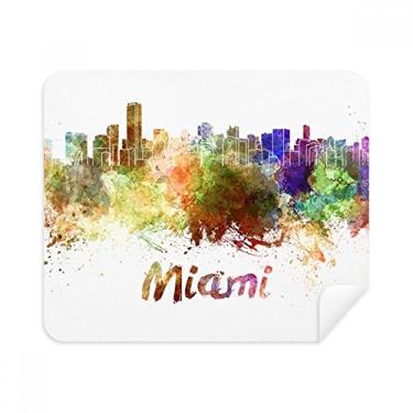 Imagem de Pano de limpeza de tela Mia America City, 2 peças, tecido de camurça