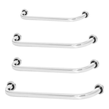 Imagem de Kit 4 Barras De Apoio Para Banheiro 1-40cm, 2-50cm E 1-60cm