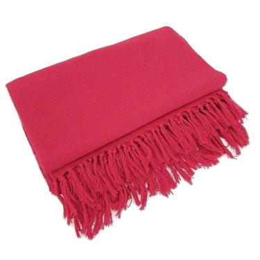 Imagem de Manta Para Sofá Em Algodão Vermelho Gigante 2,40 X 1,80