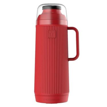 Imagem de Garrafa Térmica Termolar Mundial 1L Rosca Vermelha