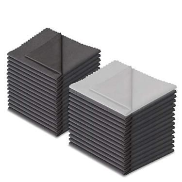 Imagem de Xthel (Pacote com 30) Panos de limpeza de microfibra, pano de óculos, pano de limpeza de lentes, pano de óculos, lenços umedecidos para óculos, lenços para lentes para iPad iPhone