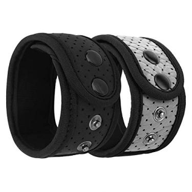 Imagem de MoKo Alça de tornozelo à prova de suor serve para Fitbit Luxe/Inspire 2/Inspire/Inspire HR/Charge 5/4/3/2/Alta/Alta HR/Flex/Flex 2/Vivosmart HR, 2 unidades de faixa de tornozelo ajustável com bolsa de