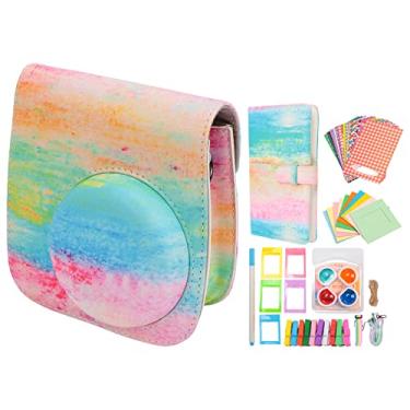 Imagem de Para acessórios de câmera Mini 11, capa de câmera, álbum, caneta, filtro de cor (4 peças), adesivo de moldura, moldura retangular para pendurar e mais