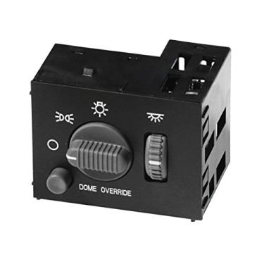 Imagem de Painel de instrumentos de farol com regulador de intensidade de luz, interruptor cinza - Substitui 1575595, 15738843, D1534G, SW2157 - Serve para Chevy Avalanche, Silverado, Tahoe, Suburban, GMC Sierra, Yukon 99, 00, 01, 02