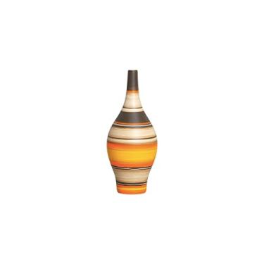 Imagem de Vaso de Mesa de Cerâmica para Sala Garrafa Styllo Pequena New Sunset