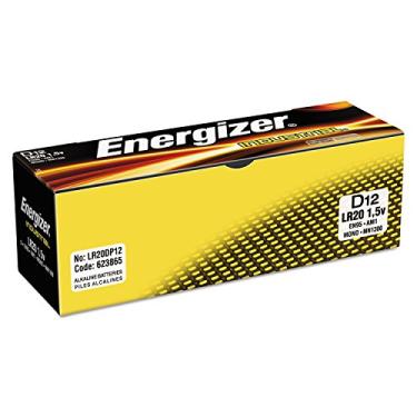 Imagem de Energizer Bateria alcalina industrial EN95, tamanho "D", 12/BX