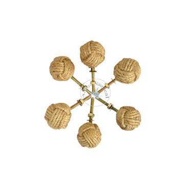 Imagem de Puxador de gaveta de juta para prateleiras de cordas/mosquetões (6) a