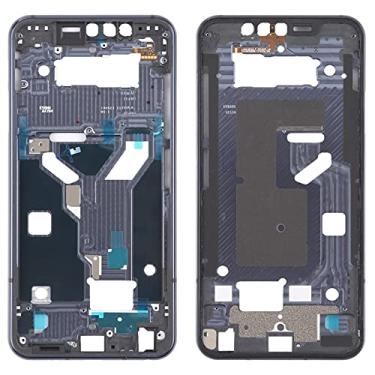 Imagem de Placa de moldura de estrutura LCD da casa frontal para LG G8S Thinq LMG810 LM-G810 LMG810AW (Black)