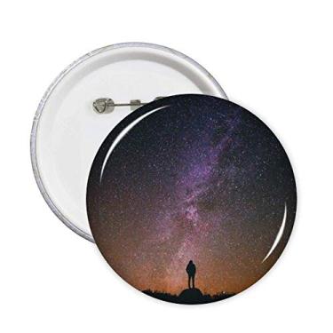 Imagem de Broche de contorno de estrelas do céu noturno Via Láctea 5 peças