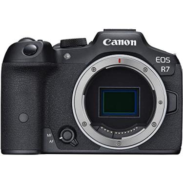 Imagem de Canon EOS R7 Mirrorless 4K (Corpo) com Montagem de Lente Canon RF - Câmera sem Espelho APS-C 32,5MP, Preta