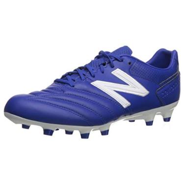 Imagem de New Balance Tênis de futebol masculino 442 1.0 Pro Firm Ground V1, Azul royal/branco, 4.5