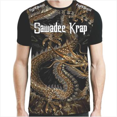Imagem de Camisa Camiseta Muay Thai - Dragon Elite - Fb-2044 - Preta - PP