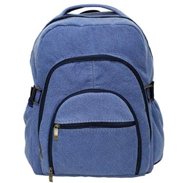 Imagem de Mochila Lenna's Win Jeans Escolar Grande L083 Delavê