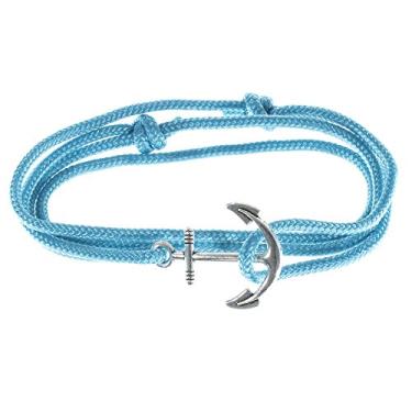 Imagem de West Coast Paracord — Pulseiras femininas ajustáveis com âncora náutica e anzol – Feito de corda de nylon