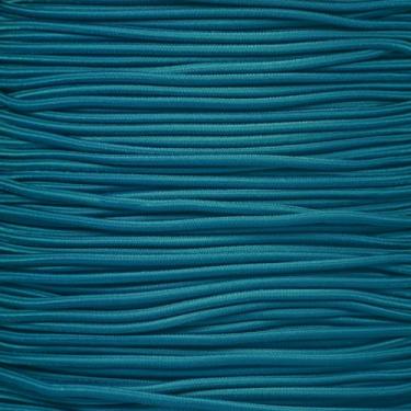 Imagem de Cordão de choque de 1/8 polegada de diâmetro – mais de 65 cores – 10, 25, 50, 100 pés de comprimento – corda elástica para comprimentos elásticos personalizados, 100 X PAR-18SC-TEAL-~GOLB_MM18, Teal, 100 Feet