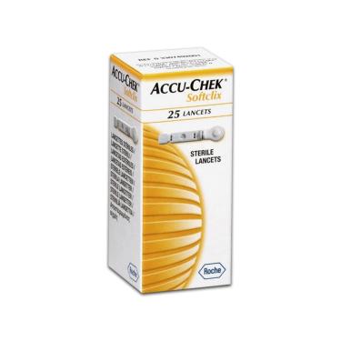 Imagem de Migrado Conectala>Lancetas Accu-Chek Softclix 25 Unidades - Roche ACCU CHECK 
