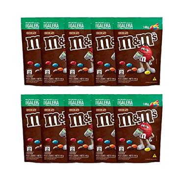 Imagem de Kit C/10 Confeito Ao Leite Com Chocolate M&m's 148g
