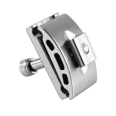 Imagem de kowaku Cabeça do selim da bicicleta liga de alumínio cabeça do selim da bicicleta parafuso tubo do assento pós sela cabeça para esportes ao ar livre, Prata