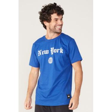 Imagem de Camiseta Nba Estampada New York Knicks Azul