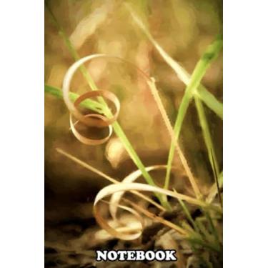 Imagem de Notebook: Digital Art Rendering In Pastel Grass And Leaves Up Cl , Journal for Writing, College Ruled Size 6" x 9", 110 Pages