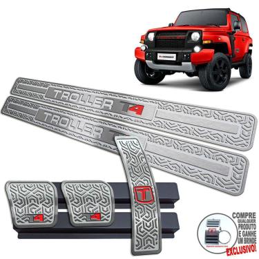 Imagem de Pedaleira + Soleira Baixo Relevo Troller T4 2015 A 2022
