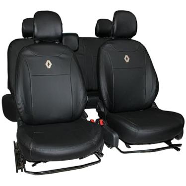 Imagem de Capa de Banco em Couro Automotivo Carro Duster e Oroch 2015 á 2020 Sob Medida (Duster 2015 á 2020 Encosto Traseiro Inteiro)