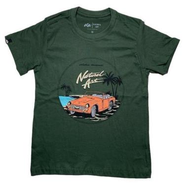 Imagem de Camiseta Natural Art Juvenil 23320019 Pacific Highway - Verde Musgo-Masculino