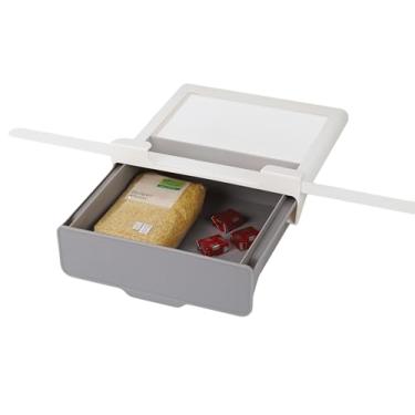 Imagem de Joseph Joseph Organizador de armazenamento de armário de cozinha da CupboardStore sob a prateleira, economiza espaço, cinza/branco