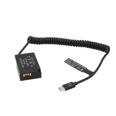 Imagem de HangTon Bateria fictícia USB C para LP-E17 para câmera Canon EOS R8 R10 RP T6s T6i T7i X8i SL2 800D 9000D Câmera 9V/12V PD DR-E18