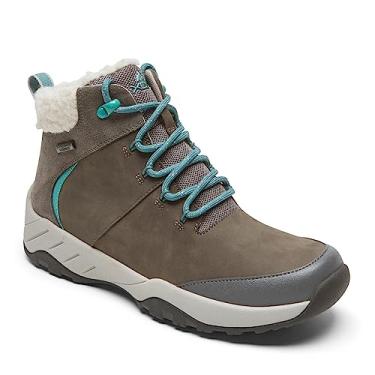 Imagem de Rockport Bota feminina XCS Spruce Peak impermeável para caminhada, Cinza Wp, 9.5