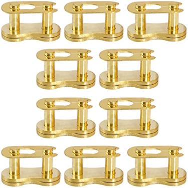 Imagem de LIYYDS 10 peças de ouro 520 conector mestre de reparo de corrente para 50cc 70cc 90cc 110cc 125cc ATV Quad Scooter motocicleta Go Kart Moped Pit Dirt Pocket Bike XR50 CRF50