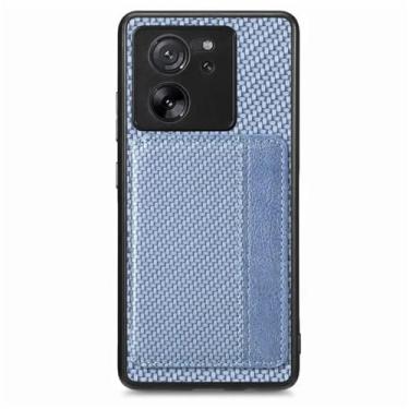 Imagem de Capa magnética para cartões carteira para XiaoMi Note 13 Pro Plus 12 11 10 4G 13T POCO F5 X3 NFC X5 Bolsa com suporte para bolsa, azul, para Redmi Note13 5G