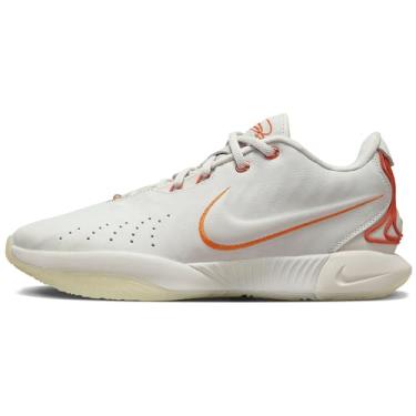 Imagem de NIKE Tênis de basquete Lebron XXI Akoya (FV2345-001, Light Bone/Coconut Milk/Dark Russet), tamanho 7, 38