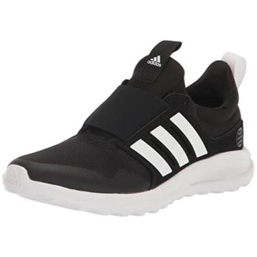 Imagem de adidas Tênis de corrida unissex infantil Activeride 2.0, Preto/branco/preto, 1 Little Kid