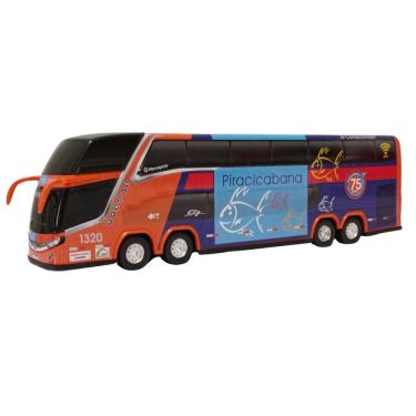 Imagem de Brinquedo ônibus piracicabana 2 andares 30cm