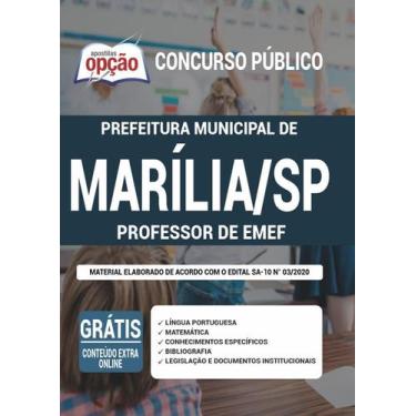 Imagem de Apostila Concurso Marília Sp - Professor De Emef - Apostilas Opção