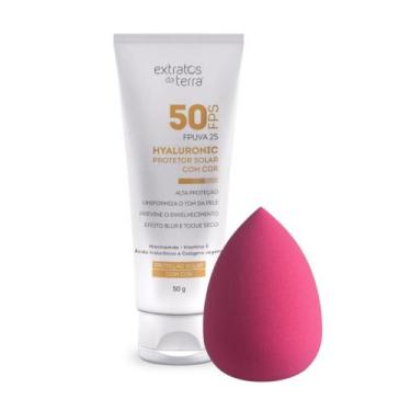 Imagem de Protetor Solar Com Cor Hyaluronic Fps 50 Extratos Da Terra