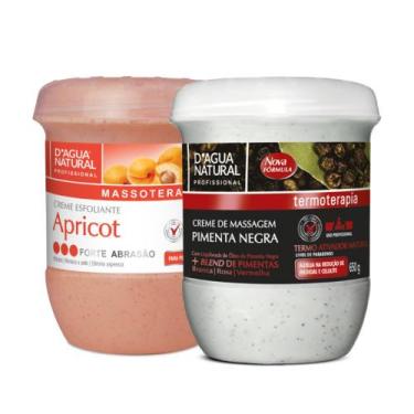 Imagem de Kit esfoliante apricot forte e pimenta negra dágua natural - D'AGUA NA