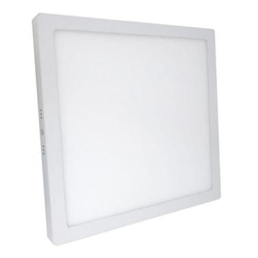 Imagem de Plafon De Led Sobrepor Quadrado 24w Branca 6000k 30x30 - LCG Eletro