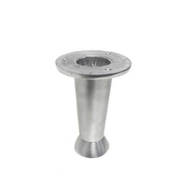 Imagem de Pé Regulável para Móveis 100mm (300kg) Alumínio Polido Metali