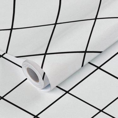 Imagem de Papel de Parede Azulejo Branco Lavavel Branco Losangulo Adesivo - Open