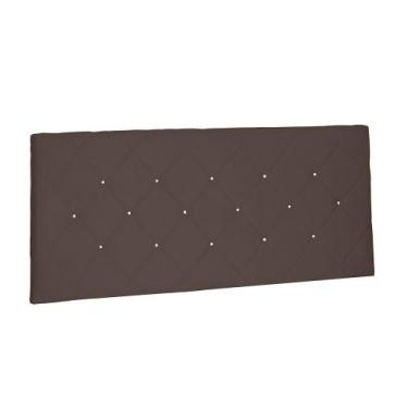 Imagem de Cabeceira Painel Tânia Para Cama Box Queen 160 cm Suede - D'Rossi - DR