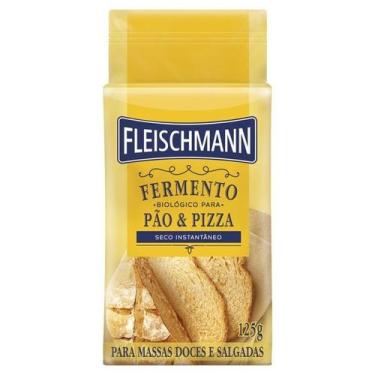 Imagem de Fermento Seco Instantâneo Fleischmann Pão e Pizza 125g
