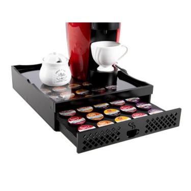 Imagem de Bandeja porta cápsulas e Porta cafeteira Organizador Três Corações - B