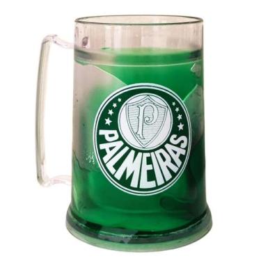 Imagem de Caneca Palmeiras Gel Congelante 300ml Oficial - Cebola Brindes