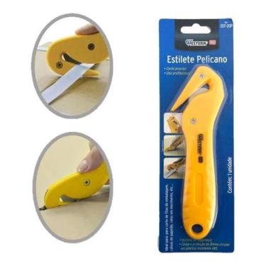 Imagem de Estilete De Segurança Bico De Pato Pelicano - Western
