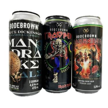 Imagem de 3 cervejas Especiais Iron Maiden Original Brasil Coleção