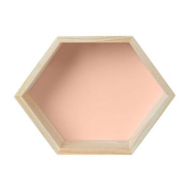 Imagem de Modern Nicho em formato de Colmeia Rosa - Nenen Store