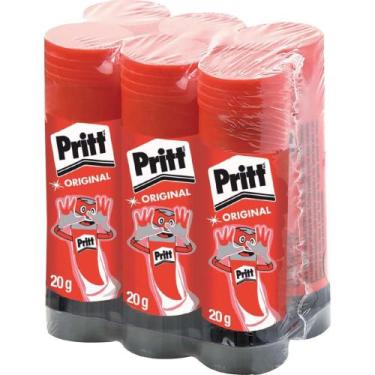Imagem de Cola em Bastao PRITT 20 Gramas PCT com 06 - GNA