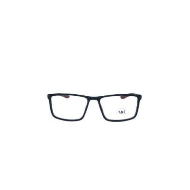 Imagem de Armação Para Óculos Grau Quadrado Hastes Flexíveis MM Óculos, C1, Únic